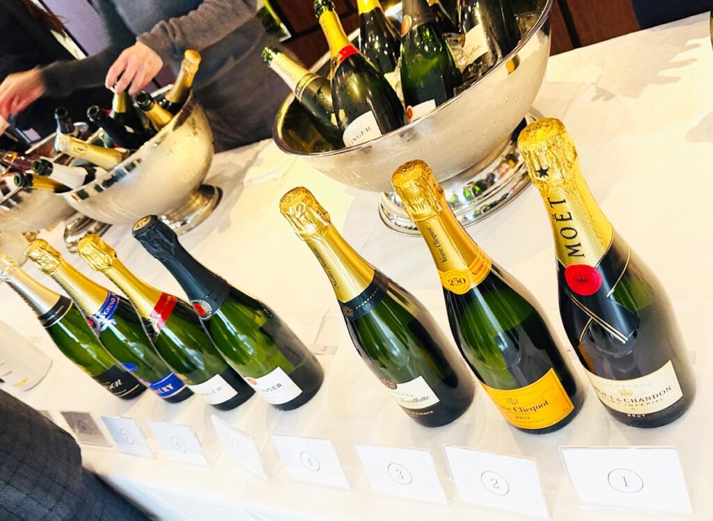 シャンパーニュの数々