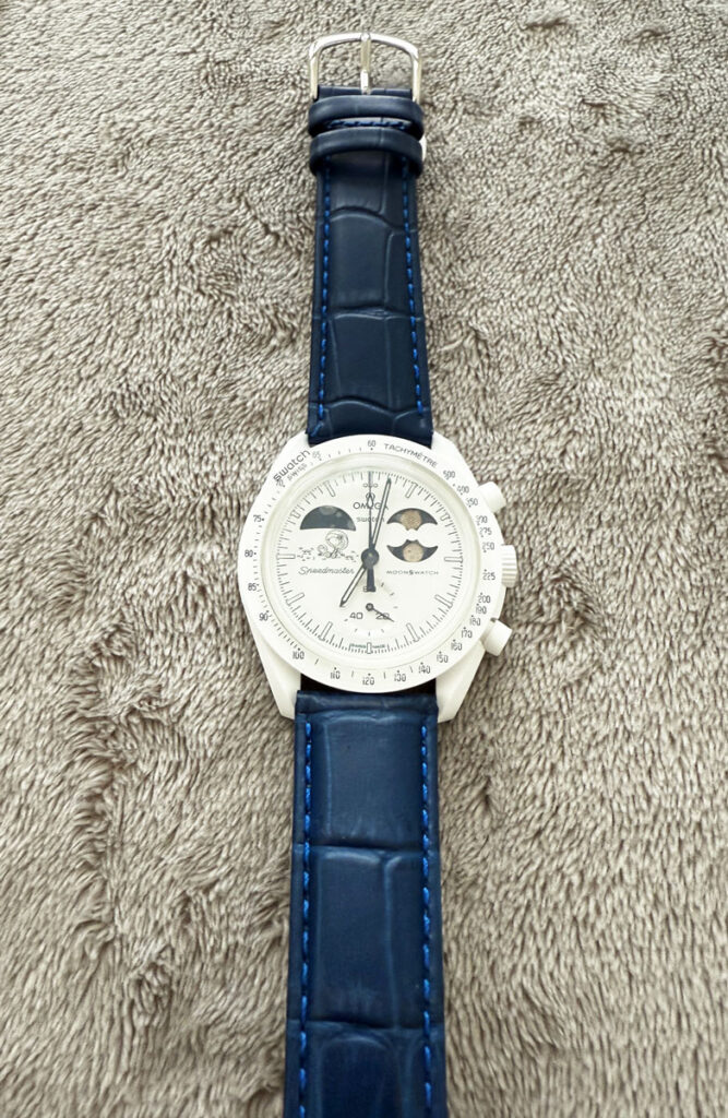 OMEGA-Swatchベルト交換後